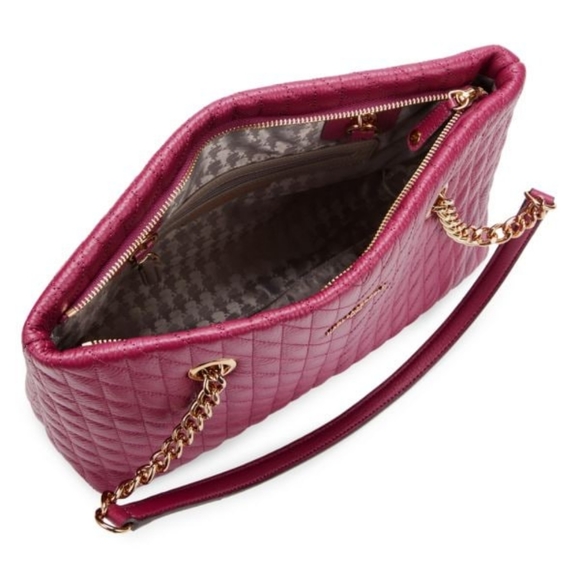 Karl Lagerfeld Karolina Quilted Leather Bag - Picture 3 of 3